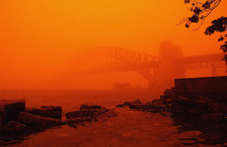 Illustration for article titled Australia's Red Dust Storm Looks Like The Apocalypse, Even When Seen From Space